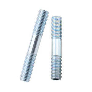 Perno Personalizado de Doble Rosca de Acero al Carbono Galvanizado en Zinc M8 M16 M20 Grado <span class=keywords><strong>8.8</strong></span> 10.9, Varilla Roscada con Cabeza de Perno, Pernos de Doble Extremo - Product Image 6