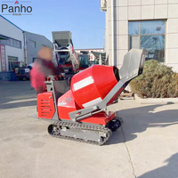 Bétonnière autochargeuse de type chenille à faible coût et à haute efficacité, capacité de 320 L, modèle mini 500