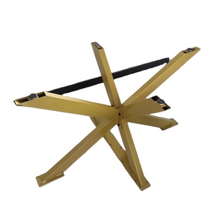 Bases de mesa de acero forjado redondo café comedor Industrial restaurante muebles marcos patas de hierro fundido Metal bases de mesa para mesa - Product Image 1