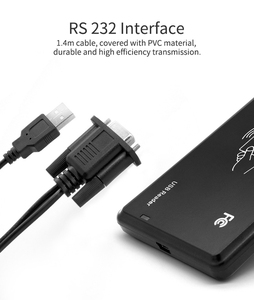 Lector de Tarjetas de Identificación Inteligente OEM con Interfaz RS232, Lector de Tarjetas RFID de 125 kHz de Rendimiento Estable para Control de Acceso en Estacionamientos y Campus - Product Image 1