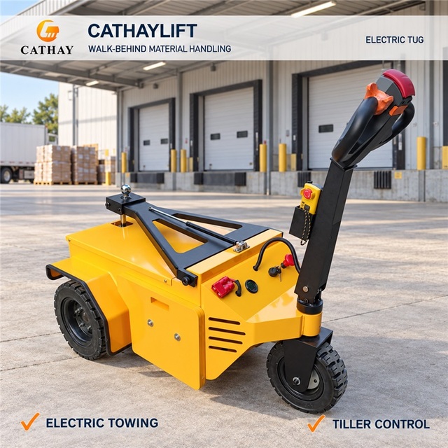 Factory Supplier Heavy Duty 3500KG Electric Mover Powered Tow Tug Trailer Tractor