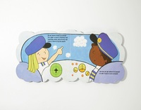 Quite libro preescolar feliz bebé ocupado libro ecológico personalizado impreso niños cartón libro impresión