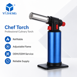 Briquet torche à gaz butane DP - Haute température, sûr et efficace, taille de flamme réglable, spécial pour la cuisson des steaks en cuisine - Product Image 3