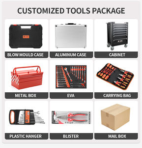 KAFUWELL H2904A 129 pièces Outils à main professionnels pour mécaniciens Jeu de clés à cliquet Jeu de douilles - Product Image 6