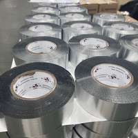 Ruban adhésif en aluminium sans support, sensible à la pression, 150 mm x 200 m, mousseable, pour l'industrie de la climatisation, de la réfrigération domestique
