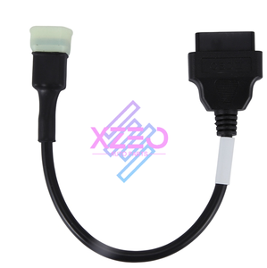 Adaptateur moto 6 broches vers 16 broches, câble adaptateur OBD, outil de réparation moto, adapté pour <span class=keywords><strong>Kawasaki</strong></span> - Product Image 2