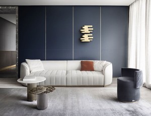 Luxury Elegant Design Stainless Steel Living Room Velvet White American Style Sofa Set <strong>Furniture</strong> - Product Image 5