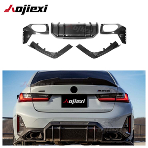 Diffusore Posteriore in Fibra di Carbonio Stile FD di Alta Qualità per BMW Serie 3 G20 <span class=keywords><strong>G21</strong></span> Touring M340i LCI 2023-2026, Splitter per Paraurti Posteriore - Product Image 1