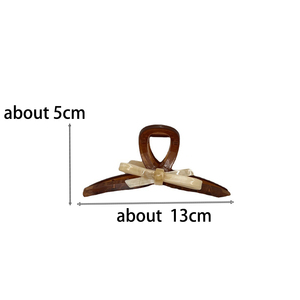 <span class=keywords><strong>Delicadeza</strong></span> Clip de garra de mariposa de doble cara Intersect dulce acrílico Haarklammer para mujeres arco Simple transparente pinzas para el cabello - Product Image 6