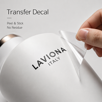 Autocollants de transfert personnalisés, autocollants métalliques pelables et autocollants en vinyle sans résidus pour logos de marques et étiquetage de produits