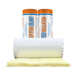 Couverture en <span class=keywords><strong>laine</strong></span> <span class=keywords><strong>de</strong></span> <span class=keywords><strong>verre</strong></span> acoustique et thermique ignifuge <span class=keywords><strong>de</strong></span> classe A1 MBI, R11-R30, <span class=keywords><strong>isolation</strong></span> en fibre <span class=keywords><strong>de</strong></span> <span class=keywords><strong>verre</strong></span> pour bâtiments métalliques avec revêtement en vinyle blanc - Product Image 1