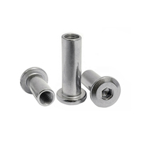 Écrou à six pans creux à tête plate en acier inoxydable galvanisé M2-M12, acier allié, grade 10.9