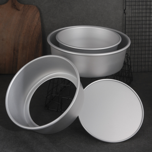 Bakeware malzemeleri araçları çıkarılabilir alt kek Pan ile alüminyum yuvarlak şifon kek kalıp - Product Image 4