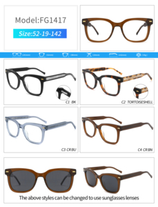 Occhiali da Vista di Marche Famose all'Ingrosso e in Dropshipping, Montature in Acetato alla Moda, Occhiali da Vista su Prescrizione - Product Image 6