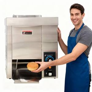 Máquina para Pan <span class=keywords><strong>de</strong></span> <span class=keywords><strong>Hamburguesa</strong></span>, Máquina Multifuncional para Tostar Panecillos, Tostadora Vertical <span class=keywords><strong>de</strong></span> Contacto, <span class=keywords><strong>de</strong></span> Acero Inoxidable, Eléctrica, para Restaurantes <span class=keywords><strong>de</strong></span> Comida Rápida - Product Image 4