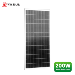 Panneau Solaire Monocristallin 200W, 200 Watts, Hors Réseau, Nouveau Panneau Photovoltaïque Hybride PV JA, Chine - Product Image 1