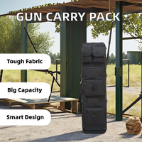 Double Long 120CM Sac à dos tactique pour la chasse en plein air avec sangle de transport Accessoire pour sac à pistolet