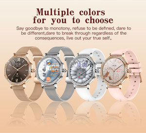 Reloj inteligente de moda de alta calidad KC98 <span class=keywords><strong>para</strong></span> mujer 2025 con pantalla AMOLED de 1,32 \ "IP68 Características de monitoreo de salud a prueba de agua - Product Image 3