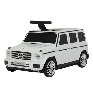 Kids Birthday Gift 2 in 1 Function Licensed Mercedes Benz G Class Child Luggage Case Ride On Car