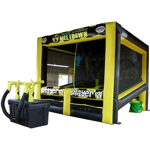 Balanço inflável comercial para crianças e adultos, arma inflável para tiro - Product Image 1