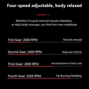 Pistola per Massaggio Muscolare Fasciale Ricaricabile Mini CROSSGUN Massaggiatore Vibrante per il Corpo - Product Image 4