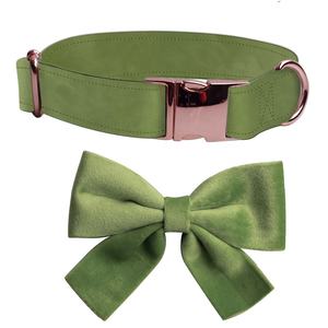 Conjunto de arnés de terciopelo para perro, accesorio de moda de diseño oem, respetuoso con el medio ambiente, a juego con collar y correa para mascotas - Product Image 4
