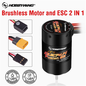 HobbyWing Fusion Se Brushless Waterproof All In One Printer 1800Kv 1200Kv Foc Drive อะไหล่รถบังคับวิทยุ - Product Image 4
