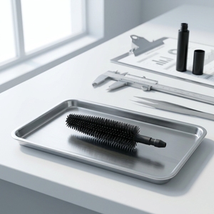 Brosse à mascara en silicone réutilisable, tête remplaçable, applicateur de cils, peigne à cils souple, brosse à mascara pour salon de maquillage - Product Image 3