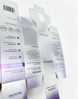 Caja de Embalaje de Papel Holográfico Premium Personalizada para Crema Facial y Sérum para Ojos con Láser