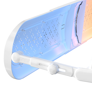 Outils muraux de <span class=keywords><strong>climatisation</strong></span> Couvercle en plastique de pare-brise <span class=keywords><strong>Déflecteur</strong></span> d'aération anti-soufflage droit - Product Image 2