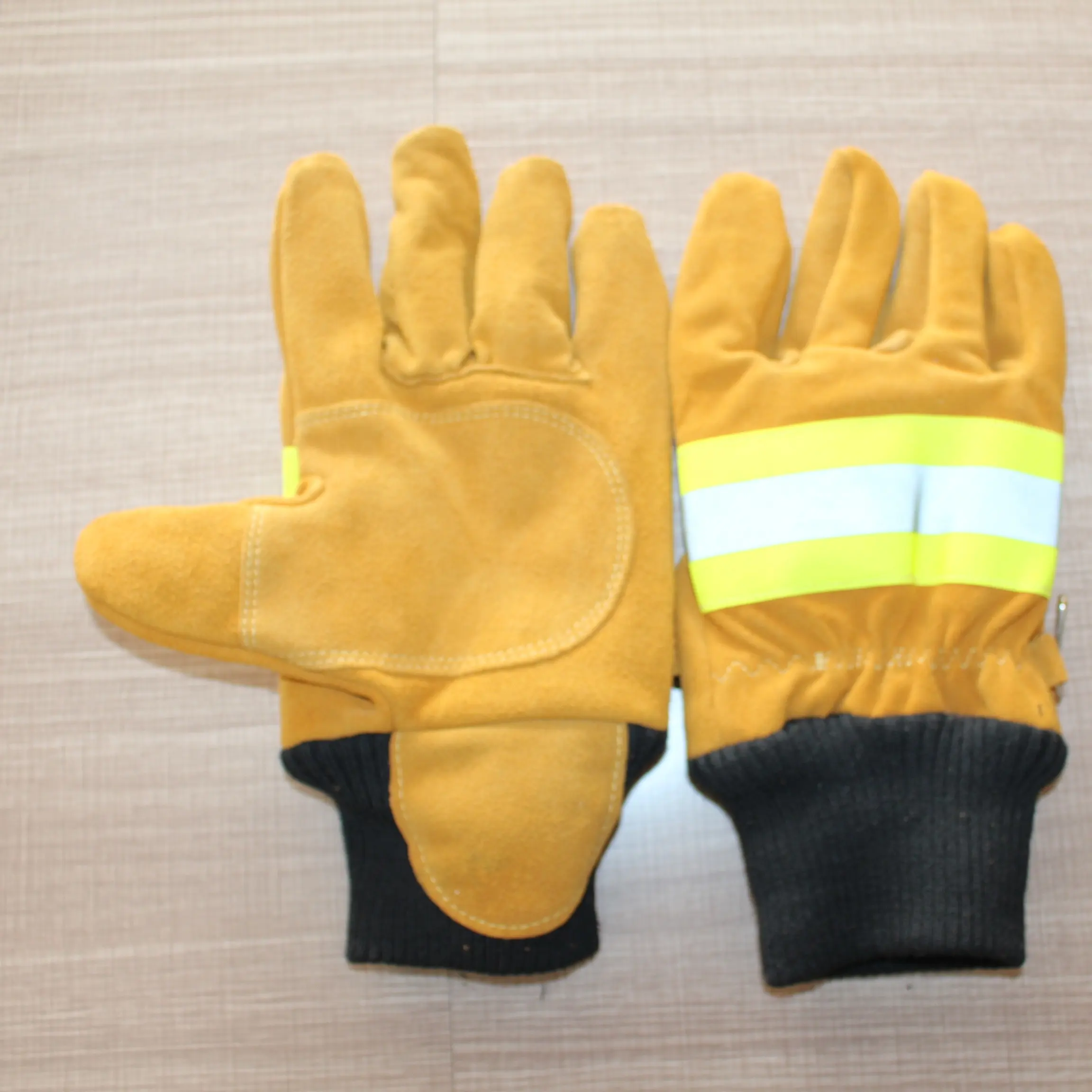 EN ISO-معدات حماية من الحرائق ، وتطبيقات ، وقفازات الإنقاذ الملونة المخصصة ، لرجال الإطفاء