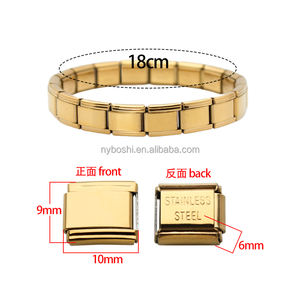 Cadenas de Eslabones de Acero Inoxidable Color Dorado Estilo Italiano para Pulseras, Joyería de Aleación para Mujer, Regalo, Accesorios para Creación DIY - Product Image 4