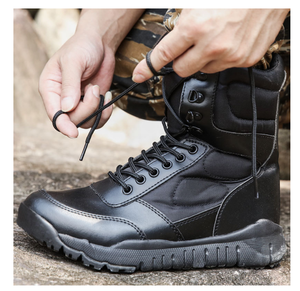 Botas Ligeras Negras para Hombre DFLJ01, con Cierre Lateral, para Trabajo en Exteriores, Promoción de Stock - Product Image 3