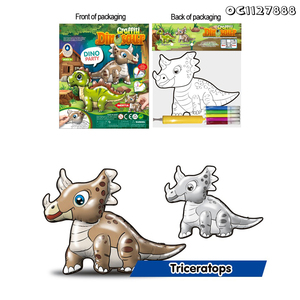 Materiales de Aprendizaje para Niños, Juguete Educativo Temprano, Dinosaurio Caminante con Globo, Set de Dibujo y Pintura, Juguete de Dibujo para Bebés con Rotuladores de Colores - Product Image 6