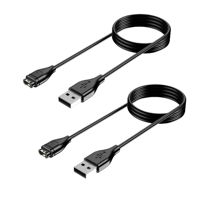 USB Charger for Garmin Instinct/Venu 2/Vivoactive 3/Fenix 7/Fenix 5/Forerunner 55/Quatix 6/D2 Air/Vivomove 3 Watches 1m Charging