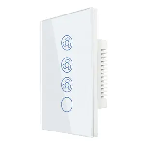 Pannello di vetro temprato con approvazione SAA Standard US/AU interruttore wifi ZIGBEE smart home/interruttori per luci intelligenti