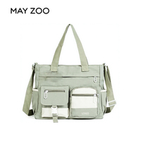 Sac à bandoulière zippé Phaoullzon, sac messager mignon à une seule bandoulière pour adolescents, sac fourre-tout en nylon Kawaii
