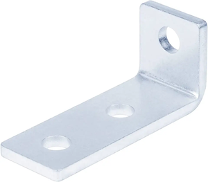 Năng lượng mặt trời phụ kiện nhúng nóng mạ kẽm 4 ~ 6mm Độ dày hai lỗ dễ dàng gắn 90 độ "L" hình dạng khung góc - Product Image 2