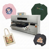 Impresora DTG de Doble Estación A4 de Alta Calidad y Tamaño Compacto para Camisetas, Máquina de Impresión DTG para Fibras Naturales y Químicas, Nylon