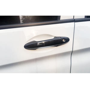 Kohle faser Auto Türgriff Schüssel Abdeckung Verkleidung schützen für Honda City Grace Ballade 2014 2015 2016 2017 2018 2019 Außen Styling - Product Image 6