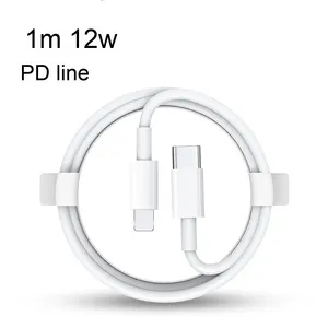 Venta caliente 1M 12W <span class=keywords><strong>Cable</strong></span> de <span class=keywords><strong>carga</strong></span> USB C a L PD <span class=keywords><strong>Cable</strong></span> de datos de <span class=keywords><strong>carga</strong></span> rápida con PVC para <span class=keywords><strong>iPhone</strong></span> 11 12 13 <span class=keywords><strong>14</strong></span> Pro Max - Product Image 6