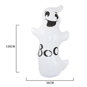 AGS Citrouille fantôme gonflable en PVC pour décorations de fête d'Halloween, modèle de jardin transfrontalier - Product Image 6