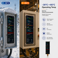 شاشة TFT LCD ممتدة مقاس 6.9 بوصة من TMK بدقة 720*1440 IPS MIPI وسطوع عالي 1000cd/m مع إضاءة خلفية LED واسعة النطاق الحراري -30 درجة مئوية إلى +85 درجة مئوية