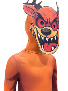 Disfraz de Reno Mutante Feroz para Niños, Estampado Digital con Patrón de Monstruo, Ropa Espeluznante para Niños para Halloween y Espectáculos - Product Image 4