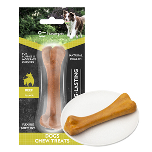 Fábrica de Alimentos para Mascotas OEM ODM, Venta al por Mayor de Golosinas para Perros con Sabor a Carne, 100% Naturales, para Limpiar los Dientes, Hueso Grande para Masticar - Product Image 1