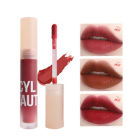 Marques de maquillage chinoises tendance nouveau Design personnalisé votre propre couleur meilleure tasse antiadhésive pour femmes rouge à lèvres mat en velours à Pigment élevé