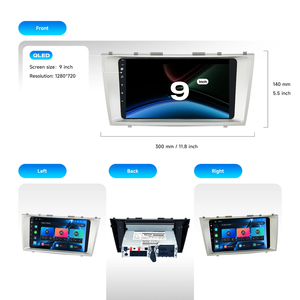 Reproductor de DVD para Auto Dasaita, Estéreo para Auto, Carplay, <span class=keywords><strong>Radio</strong></span> Android para Auto, Pantalla Multimedia, Unidad Principal para Toyota Camry de Sexta Generación 2007-2011 - Product Image 3