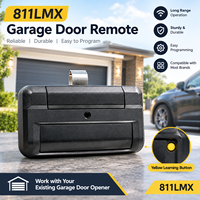 Télécommande 811LMX à 1 bouton avec interrupteur DIP, 315 MHz 390 MHz, sécurité+2.0 pour portail commercial, remplace 811LM 361LM