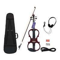 Factory Price High Quality Electric Violin String Instruments Professional Maple Head Spruce Panel Playing Violin OEM VL021806