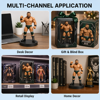 Figuras de Acción de Luchadores Personalizadas, Modelo de Anime en Vinilo, Juguete Coleccionable Ecológico, Juguete Artístico Impreso en 3D